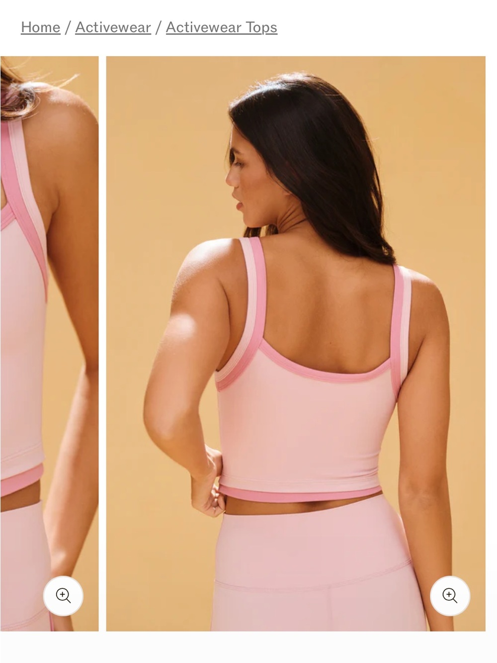 NWT SET Active Breathe 1.0 Contrast Double Strap Tank - Picture 3 of 8